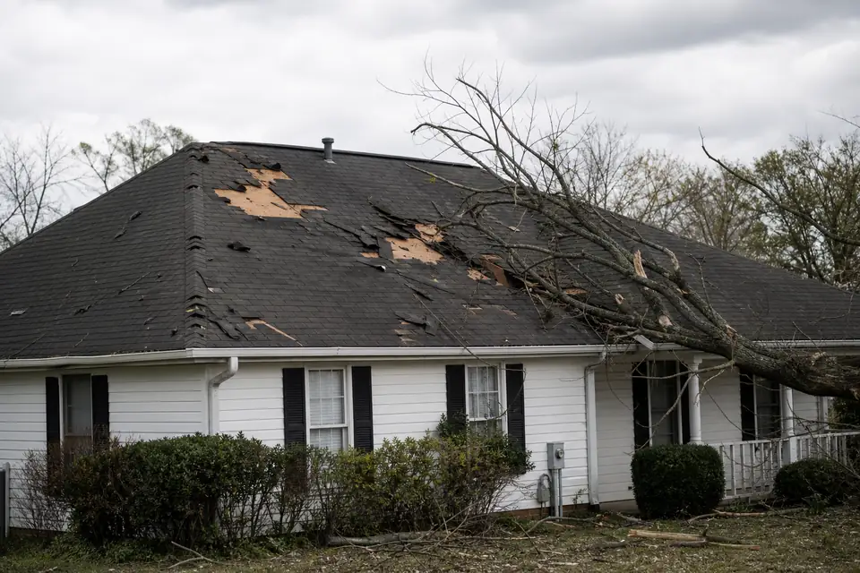 Before: Storm impact